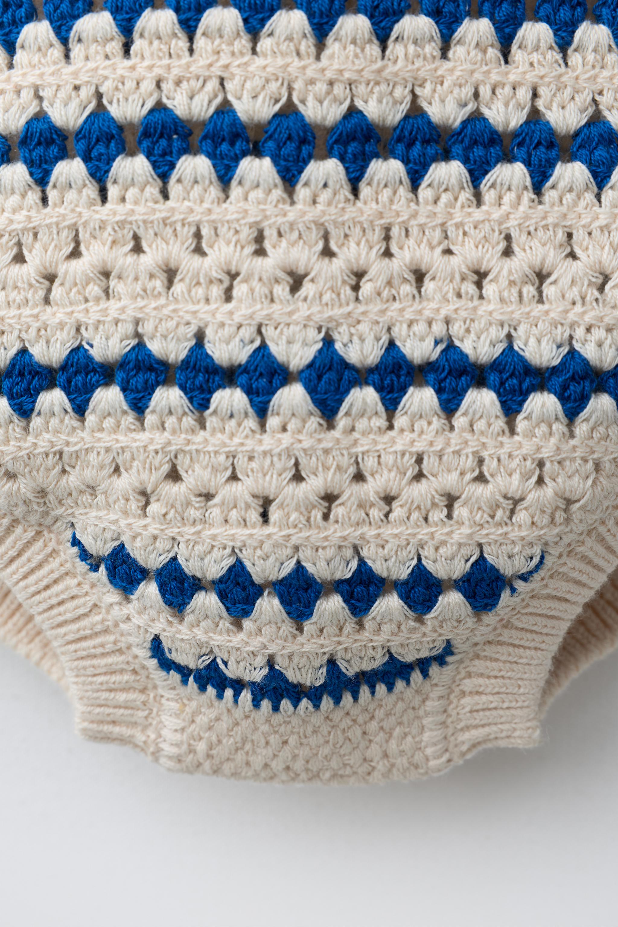 CROCHET KNIT ROMPER